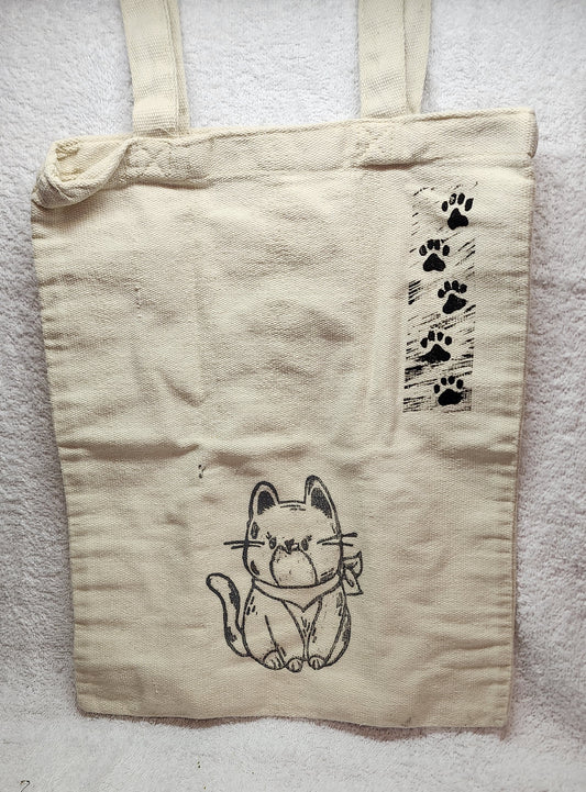 Lino Block Print Totes