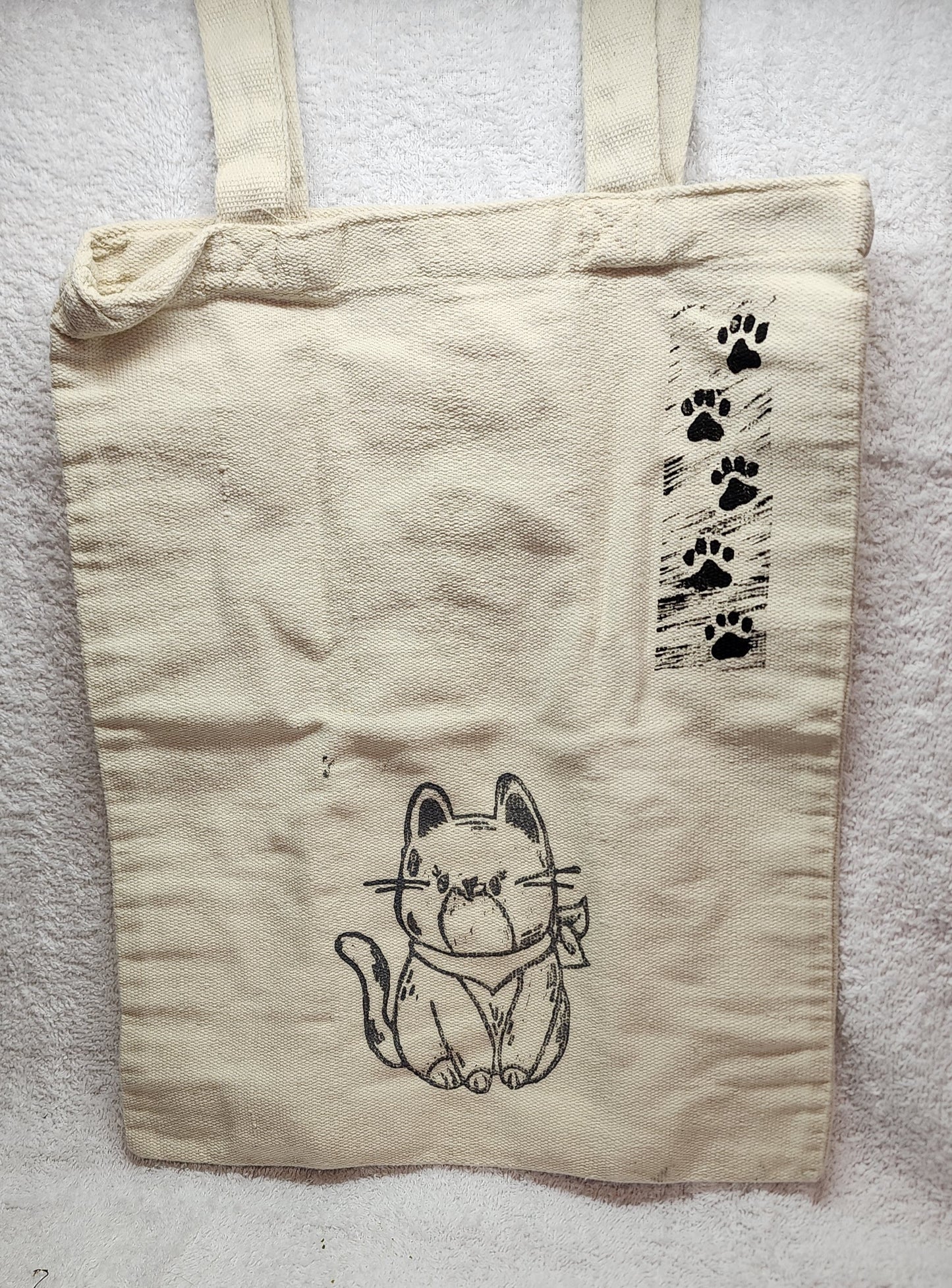 Lino Block Print Totes