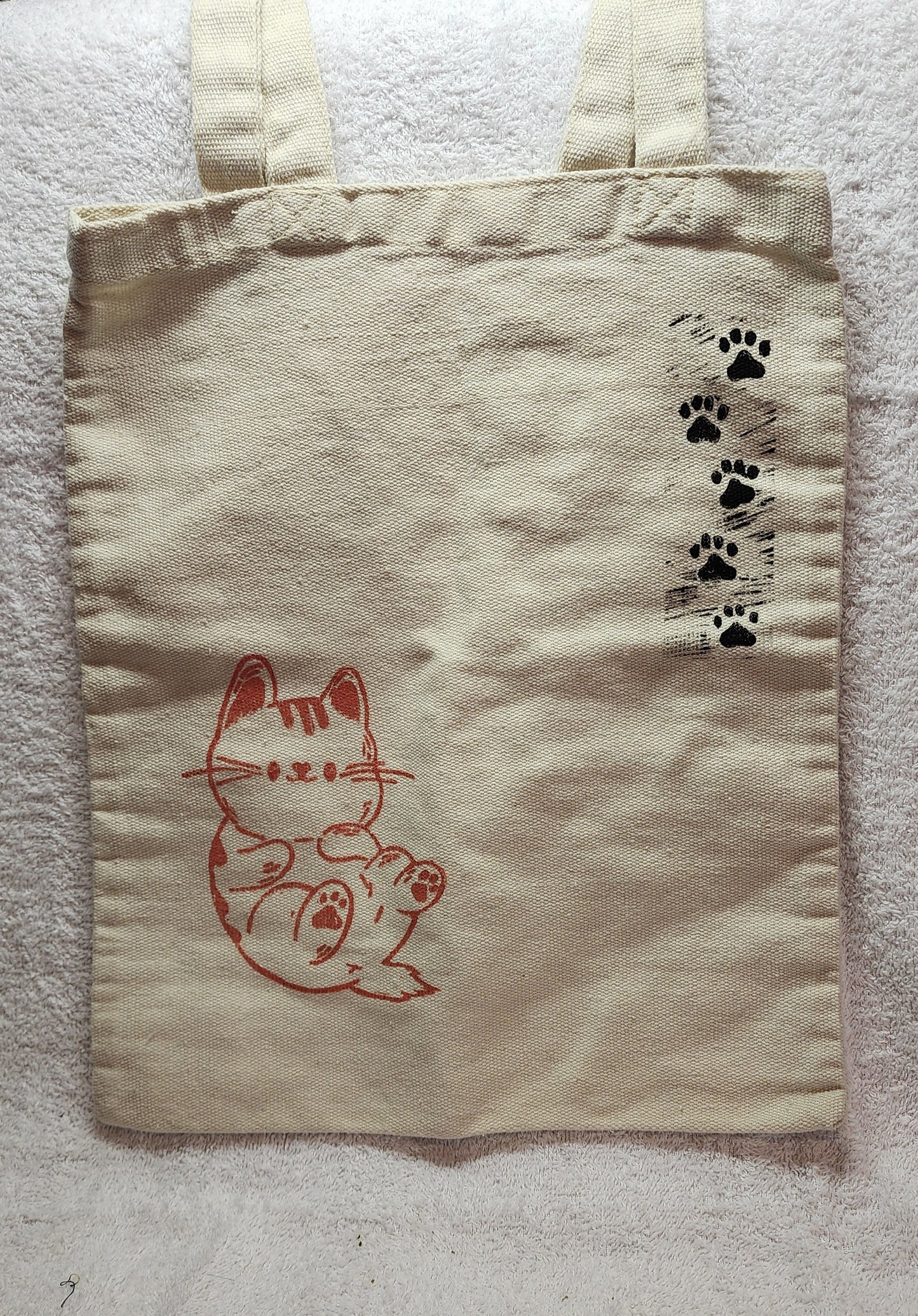 Lino Block Print Totes